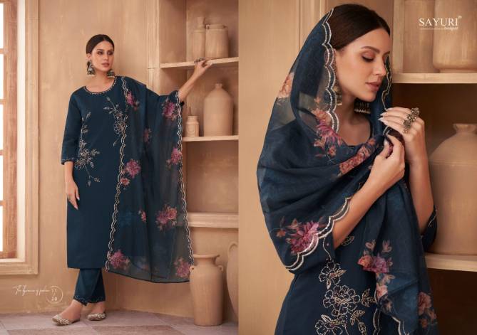 Sayuri Saffron Heavy Festive Wear Wholesale Designer Salwar Suits Catalog